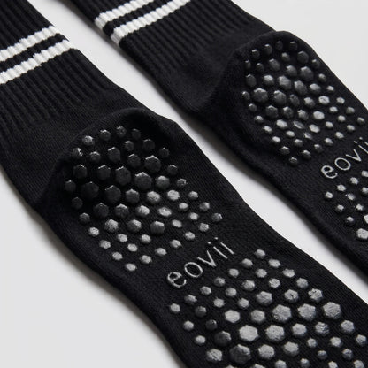 EOVII Non - Slip Lettuce Edge Pilates Grip Socks - eovii
