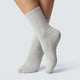 Cozy Crew Grip Socks - Moonstone Grey